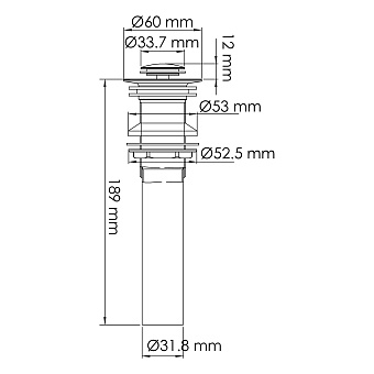 Донный клапан WASSERKRAFT A250