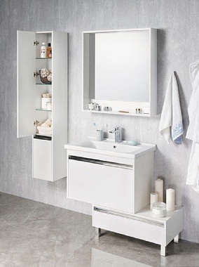 Зеркало Акватон Капри 1A230402KP010 85х80см с подсветкой