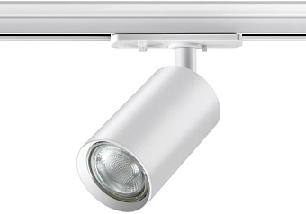 Трековый светильник Novotech PIPE 370964 50Вт GU10 белый для однофазного трека
