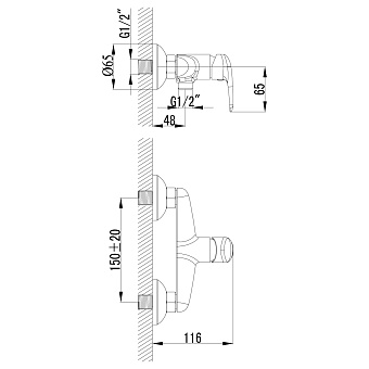 Гигиенический душ LEMARK Pramen LM3318С хром