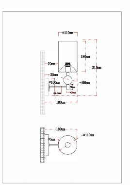 Бра Arte Lamp MATAR A4027AP-1PB 40Вт E14