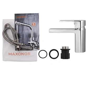 Смеситель для раковины Maxonor MN1082 хром
