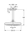Верхний душ Cisal Shower DS01319021 хром