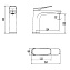 Смеситель для раковины LEMARK Bronx LM3737GM графит