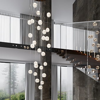 Люстра каскадная Odeon CRYSTAL 5008/120L 120Вт 1 лампочек LED
