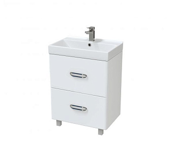 Тумба с раковиной MIRSANT Фуджи УТ000062543 38х56,5х70см