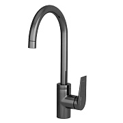 Смеситель для кухни WASSERKRAFT Wiese 8407 поворотный излив чёрный