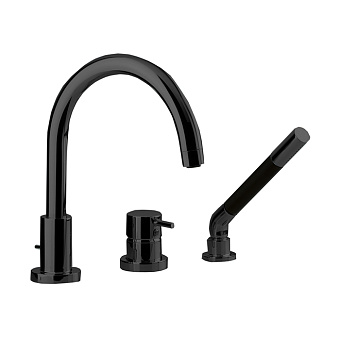 Смеситель для ванны Cisal Less New LN00126040 чёрный (матовый)