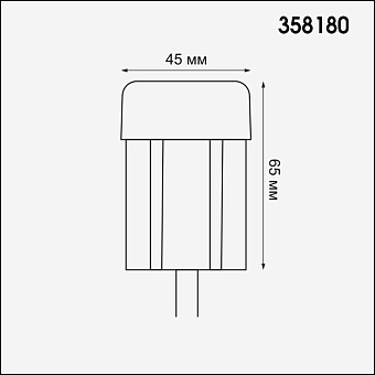 Светильник ландшафтный Novotech STREET 358180 3Вт IP65 LED белый