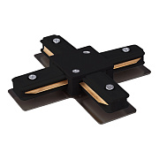 Коннектор Elektrostandard a039586 TRC-1-1-X-BK чёрный для однофазного трека