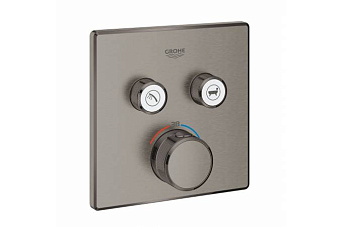 Смеситель для ванны GROHE Grohtherm SmartControl 29124AL0 сталь