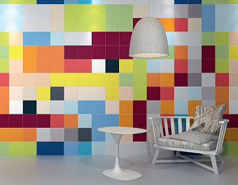 Настенная плитка KERAMA MARAZZI Калейдоскоп 5011 жёлтый 20х20см 1,04кв.м. матовая