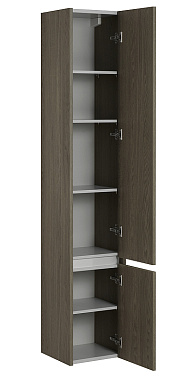 Пенал подвесной Акватон Стоун 1A228403SXC80 27х30х160,8см грецкий орех