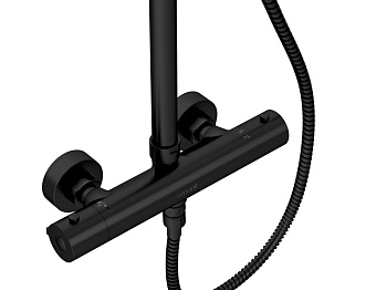 Душевая система CERSANIT BRASKO BLACK 63112 чёрный