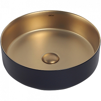 Раковина накладная Abber BEQUEM AC2109BG 40х40см