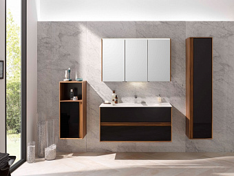 Шкаф подвесной VITRA Metropole 58208 40х35х90см сливовое дерево