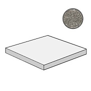 Плитка для ступеней Atlas Concord Италия Klif AN44 Grey Scalino Ang 37,5х37,5см 0,141кв.м. неполированная