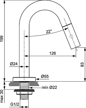 Излив IDEAL STANDARD F2842XG