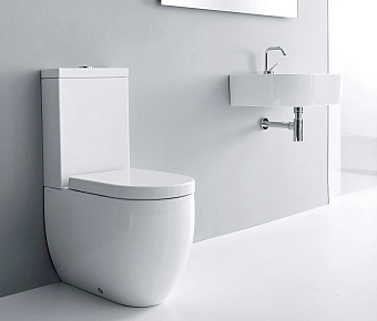 Унитаз напольный Kerasan Flo 311701 с микролифтом