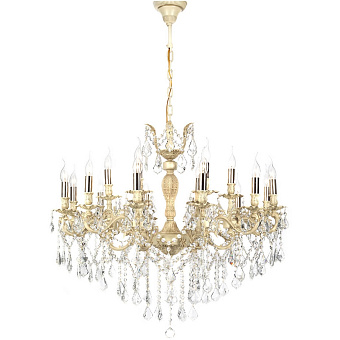 Люстра подвесная Lucia Tucci BARLETTA 122.12.6 cream white 1080Вт 18 лампочек E14