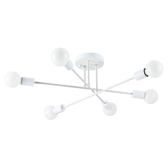 Люстра потолочная Arte Lamp ALASTOR A5435PL-6WH 40Вт 6 лампочек E27