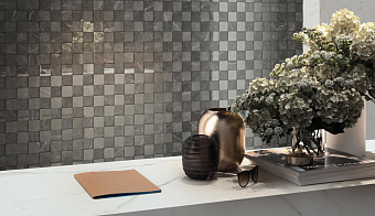 Керамическая мозаика Atlas Concord Италия Marvel ASLH Grey Mosaico 3D 30х30см 0,54кв.м.