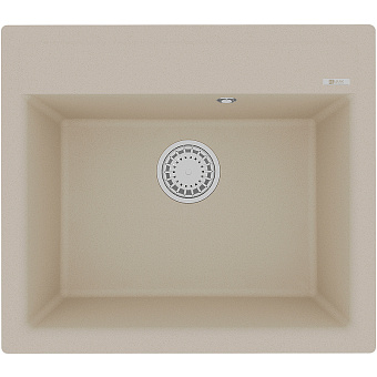 Мойка кухонная LEMARK HANKA 570 9910014 50х57см бежевый