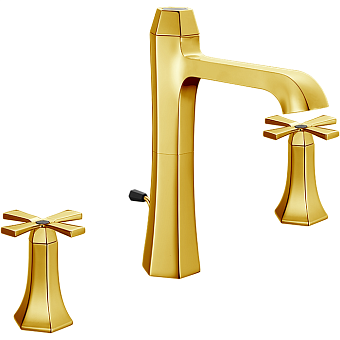Смеситель для раковины Cisal Cherie CX0010607C золото