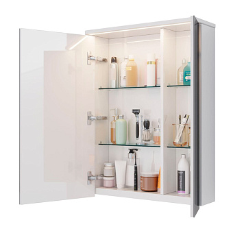 Шкаф зеркальный LEMARK Zenon LM60ZS-Z 14х60х80см с подсветкой