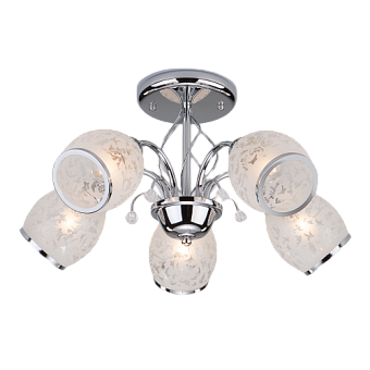 Люстра потолочная Eurosvet Gabriella 30026/5 хром 60Вт 5 лампочек E27