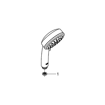 Ручной душ GROHE Tempesta Cosmopolitan 27571002 хром