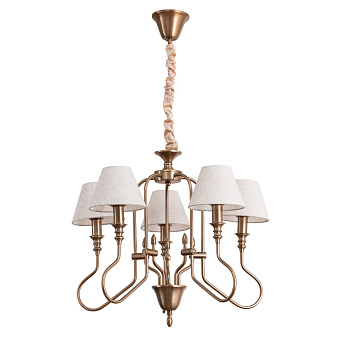 Люстра подвесная Arte Lamp AGIO A6086LM-5PB 40Вт 5 лампочек E14