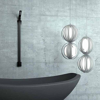 Верхний душ Cisal Kawa KA00400039 чёрный