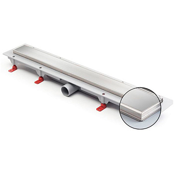 Душевой лоток Azario CH 650 K 65х12,5см горизонтальный сток с решёткой и опорами