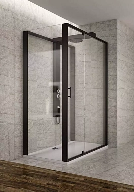 Угловое ограждение VITRA Zest 56930023000 220х90см стекло прозрачное