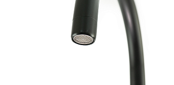 Смеситель для кухни LEMARK Bronx LM3705BL высокий излив чёрный
