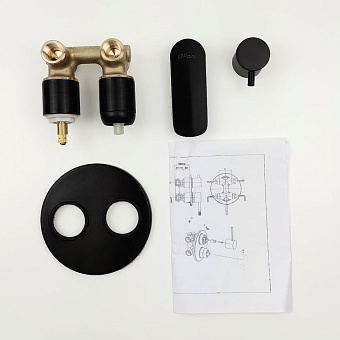 Смеситель для душа Paini Nove 09YO6911 чёрный