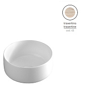 Раковина накладная ArtCeram Cognac COL004 45 00 35х35см