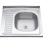 Мойка кухонная MELANA 6060 073 t R (*20) 60х60см хром