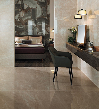Лаппатированный керамогранит Atlas Concord Италия Marvel Edge A7FW Sable Lap. 2PZ 75х150см 2,25кв.м.