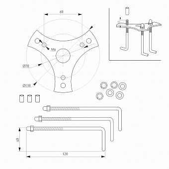 Светильник ландшафтный Arlight LGD-Stem 029986 10Вт IP65 LED серый