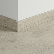 Плинтус Quick-Step 2400х77х14мм Дуб почтенный серый промасленный QSPSKR06078