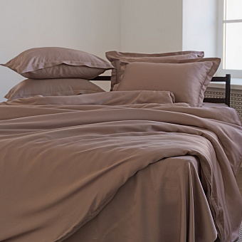 Простыня La Prima Tencel 160х200см Chocolate