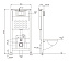 Инсталляция для подвесного унитаза Abber AC0105