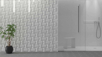 Настенная плитка WOW Wow 91705 Ice White Matt 12,5х12,5см 0,201кв.м. матовая