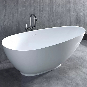 Ванна каменная SALINI PAOLA 101512SM S-Stone матовая 172х82,5см отдельностоящая