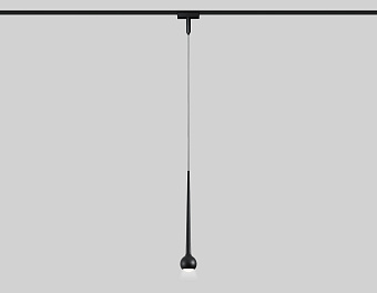 Магнитный трековый светильник Ambrella Track System GV1644 9Вт LED чёрный