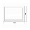Зеркало Azario Ливия LED-00002253 80х100см с подсветкой