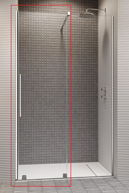 Душевая дверь RADAWAY Furo 10107622-01-01R 200х62,2см стекло прозрачное
