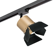 Трековый светильник Lightstar Rullo R1T3490487 15Вт GX53 золото для однофазного трека